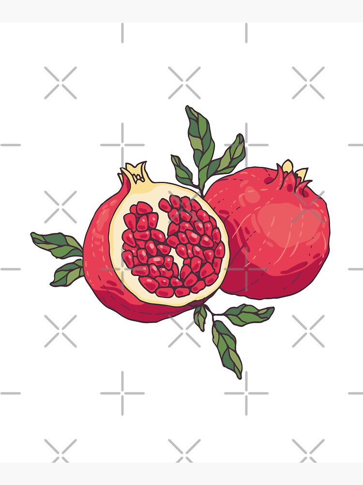 Juicy pomegranate fruits by Zhivova