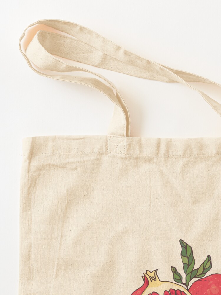 Alternate view of Juicy pomegranate fruits Tote Bag