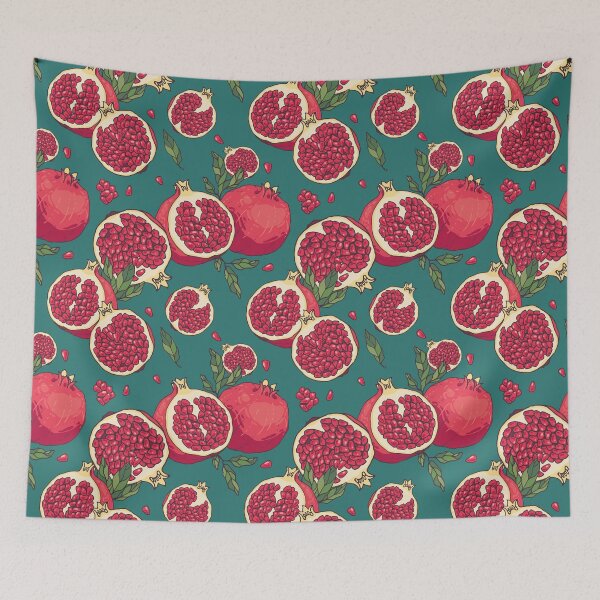 Item preview, Juicy pomegranate fruits designed and sold by Zhivova.