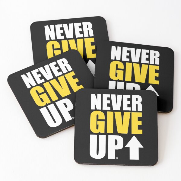 Item preview, NEVER GIVE UP designed and sold by Fernando Sala Soler.