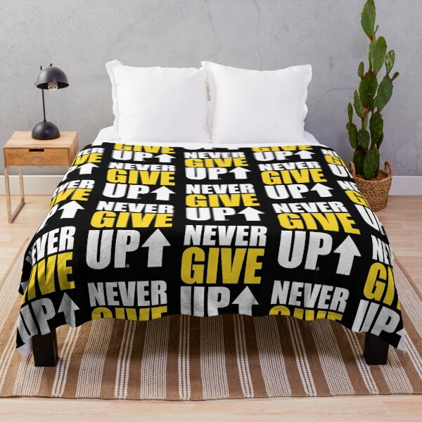 Item preview, NEVER GIVE UP designed and sold by nando-ss.