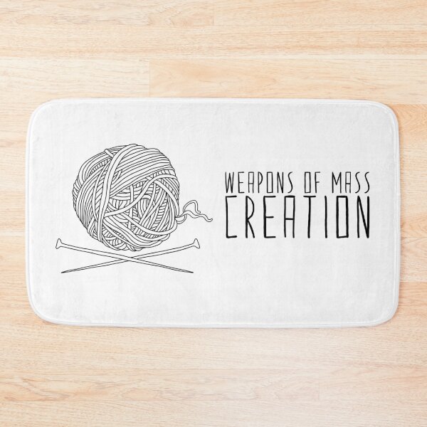 Item preview, Weapons Of Mass Creation - Knitting designed and sold by BiancaGreen.
