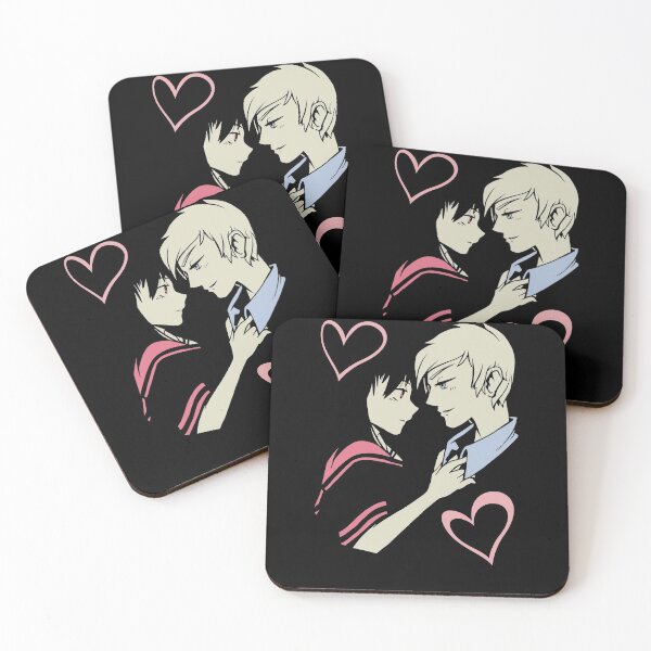 Item preview, Romantic Lovers Couple Hearts Anime Cartoon Girlfriend Gift designed and sold by peter2art.