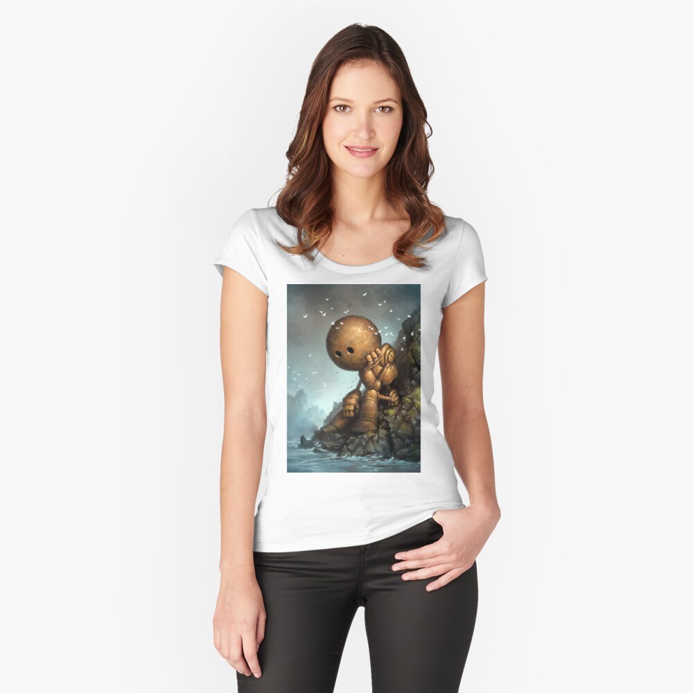 Item preview, Fitted Scoop T-Shirt designed and sold by MattDixonArt.