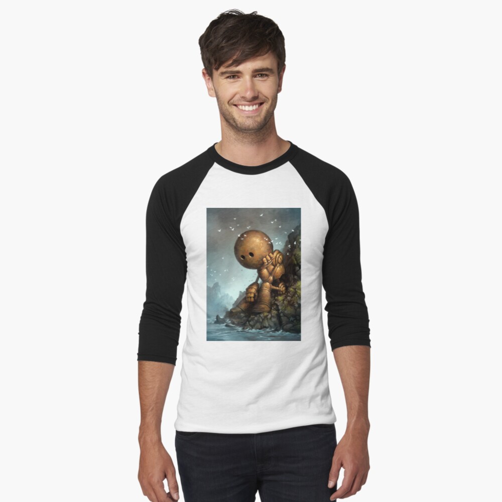 Item preview, Baseball ¾ Sleeve T-Shirt designed and sold by MattDixonArt.