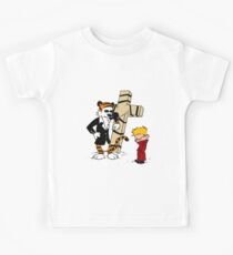calvin and hobbes Kids Tee