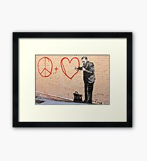 Banksy - Doctor Love - San Francisco, CA 2010 Framed Print
