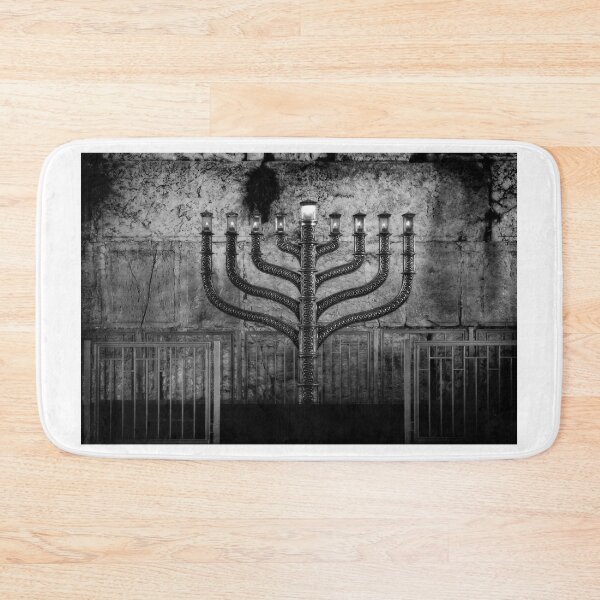 Item preview, Menorah at the Western Wall - Study II designed and sold by BritishYank.