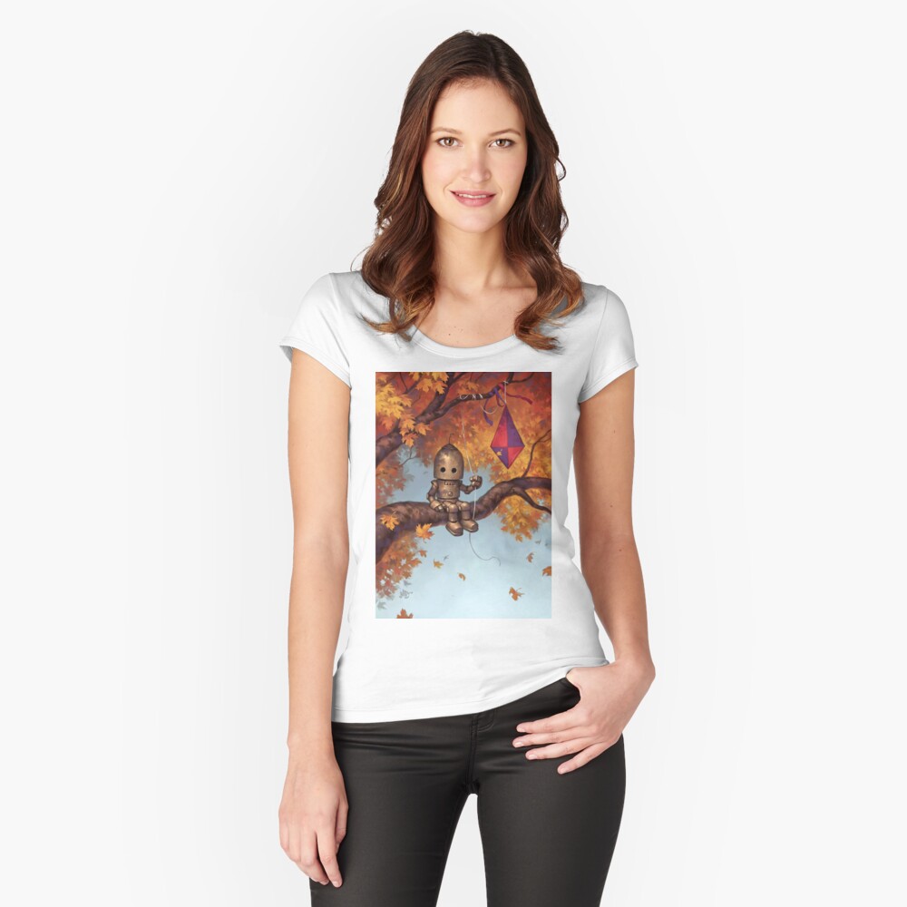 Item preview, Fitted Scoop T-Shirt designed and sold by MattDixonArt.