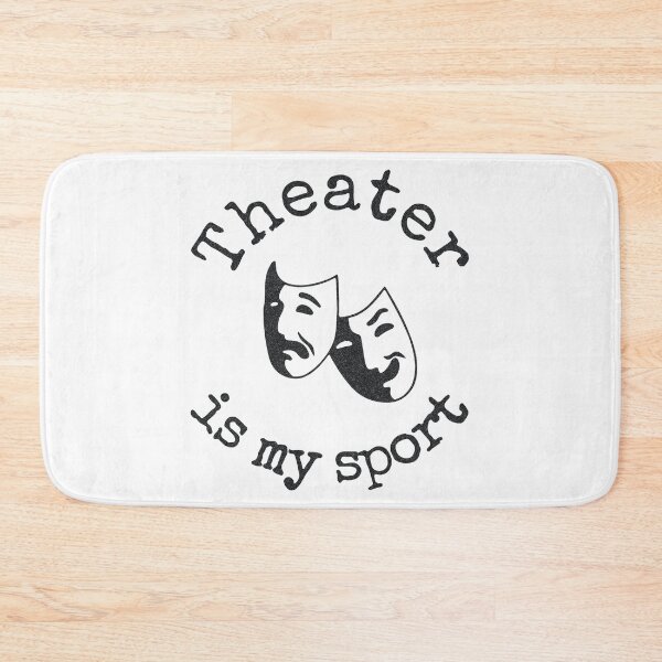 Item preview, "Theater is my sport" thespian's designed and sold by Happy Puppy Print On Demand.