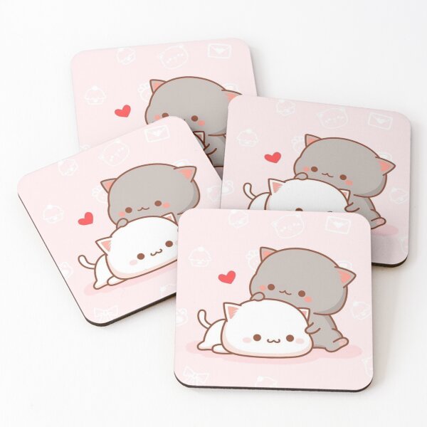 Item preview, Pink Kawaii Cats designed and sold by Flakey-.