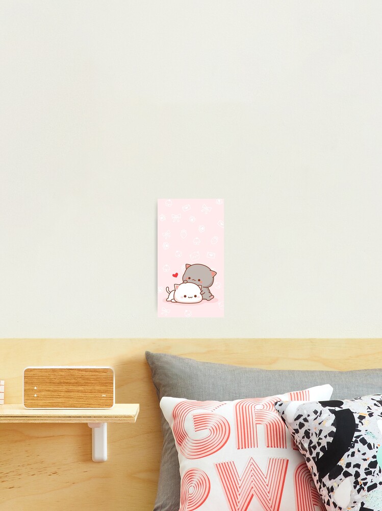 Cat Drinking Strawberry Milk Poster for Sale by DoseOfKawaii