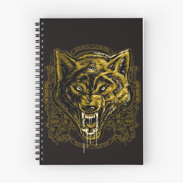 Item preview, Illuminati Wolf Head - Scary  Wolf  designed and sold by TinoThreads.
