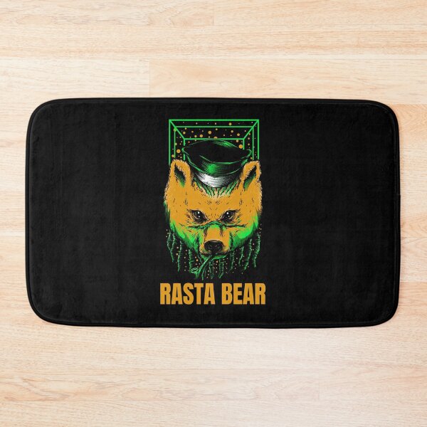 Item preview, Rasta Bear with Rasta Beard designed and sold by ShineEyePirate.