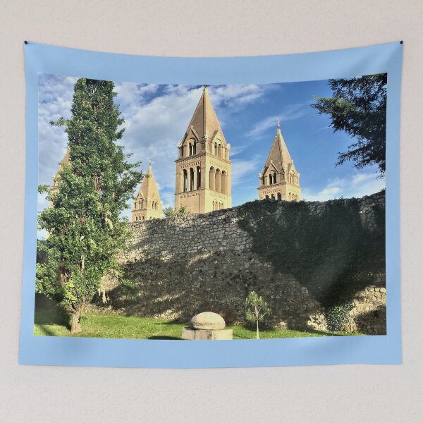 Item preview, Pécs Cathedral on a Sunny Day - CS-012 designed and sold by roryridleyduff.