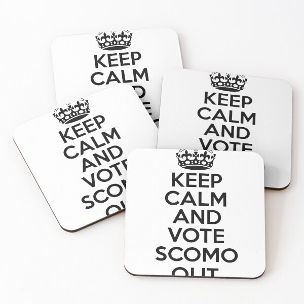 Item preview, Keep Calm and Vote ScoMo Out (black) designed and sold by Spoon69x.