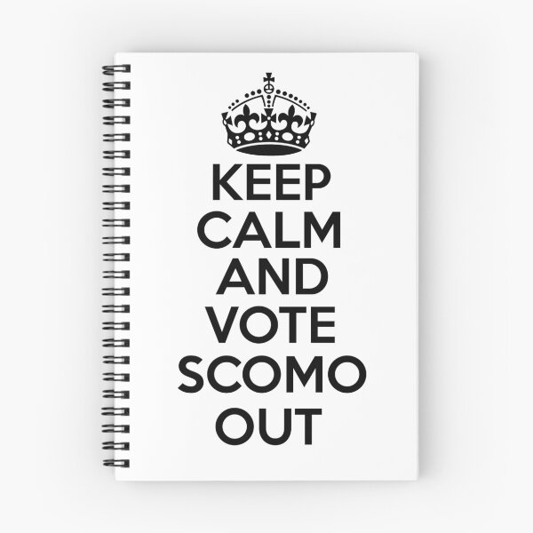 Item preview, Keep Calm and Vote ScoMo Out (black) designed and sold by Spoon69x.
