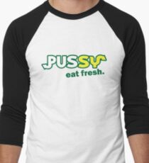 Funny Shirt - Eat Fresh Men's Baseball ¾ T-Shirt