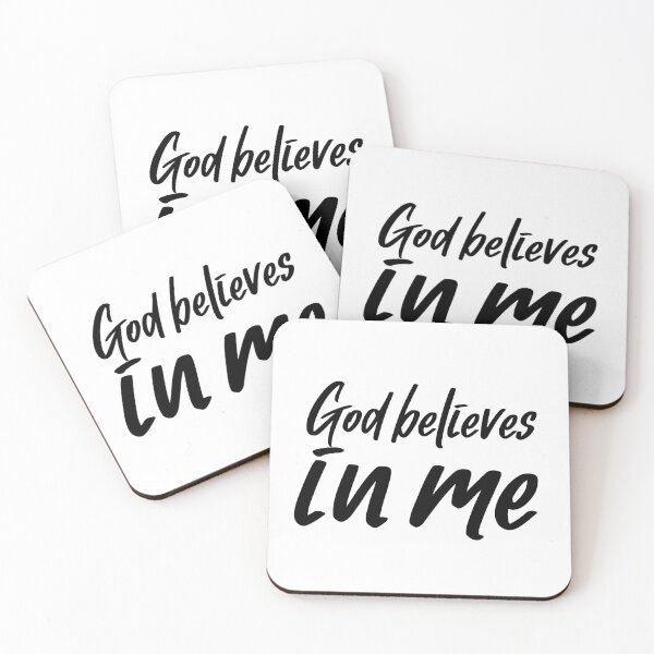 Item preview, God believes in me designed and sold by AkraidaxDesign.