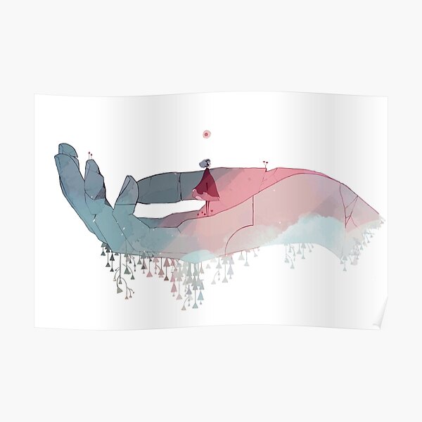 Mae's hand (Gris) Poster