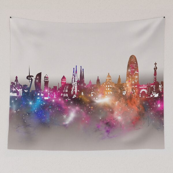 Item preview, barcelona skyline designed and sold by BekimART2.