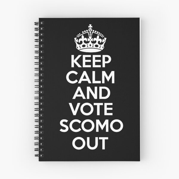 Item preview, Keep Calm and Vote ScoMo Out (white) designed and sold by Spoon69x.