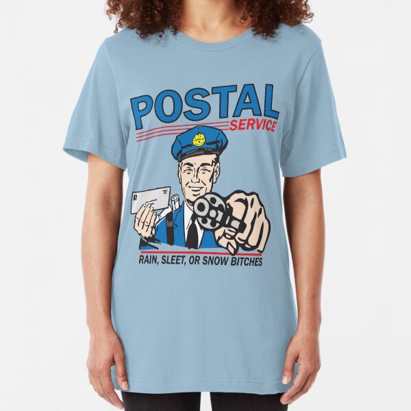 Funny Shirt - Postal Slim Fit T-Shirt