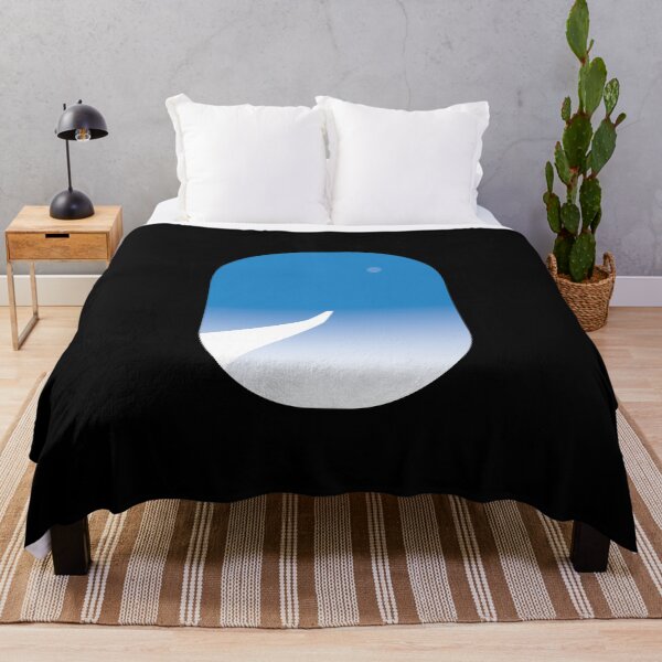Item preview, Blue sky with wing as seen from the airplane window designed and sold by Modnay.