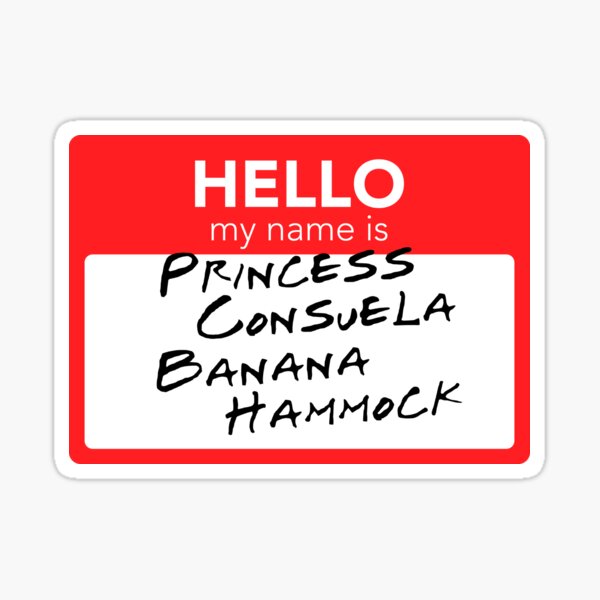 Download Princess Consuela Banana Hammock Sticker By Winterwind Redbubble