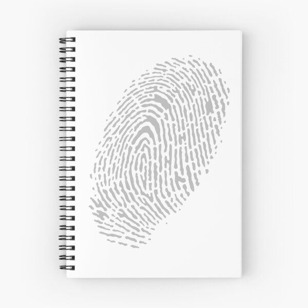 Item preview, Fingerprint - pattern - light gray designed and sold by He-Be.