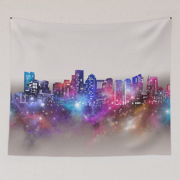 Item preview, boston skyline designed and sold by BekimART2.