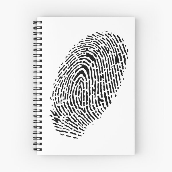 Item preview, Fingerprint - pattern - black designed and sold by He-Be.