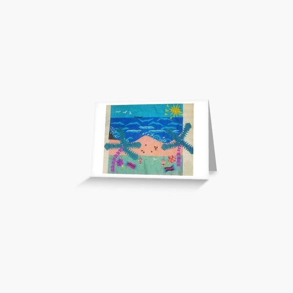 A Day at the Beach Greeting Card