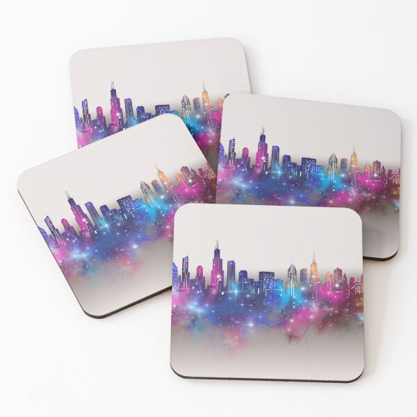 Item preview, chicago skyline designed and sold by BekimART2.
