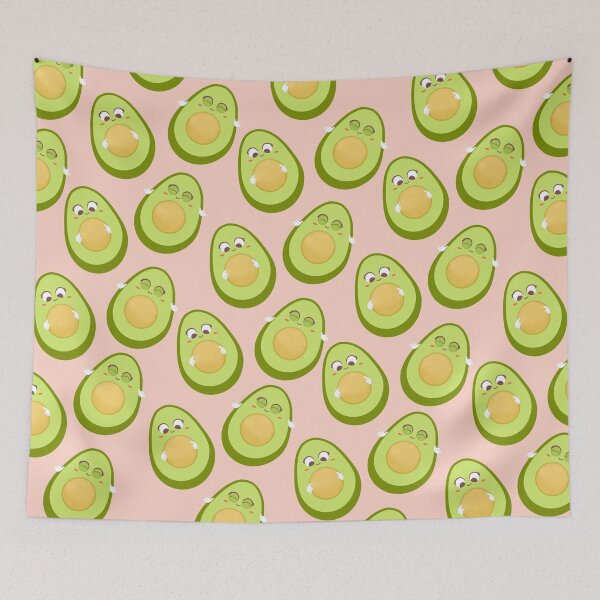 Item preview, Copy of Baby avocado pattern Illustration pink background designed and sold by Nadia  Ronquillo.