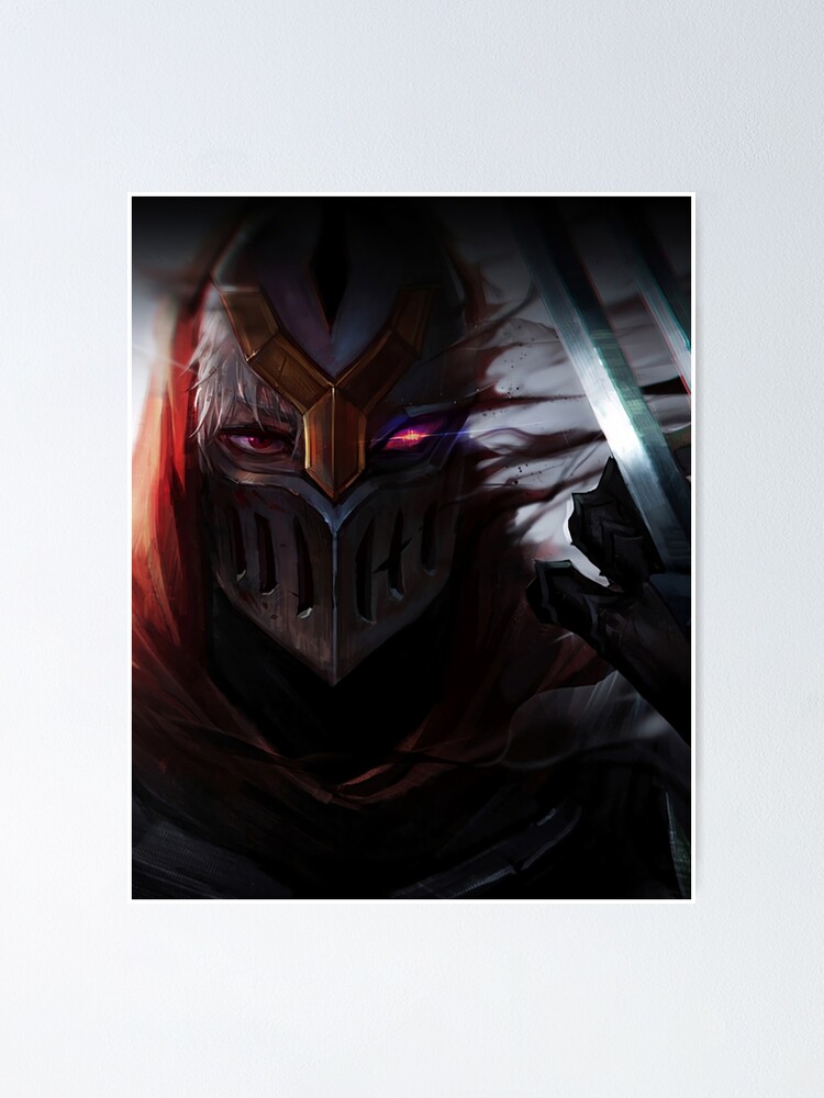 Zed Poster By Catengsoma Redbubble - zed tshirt roblox