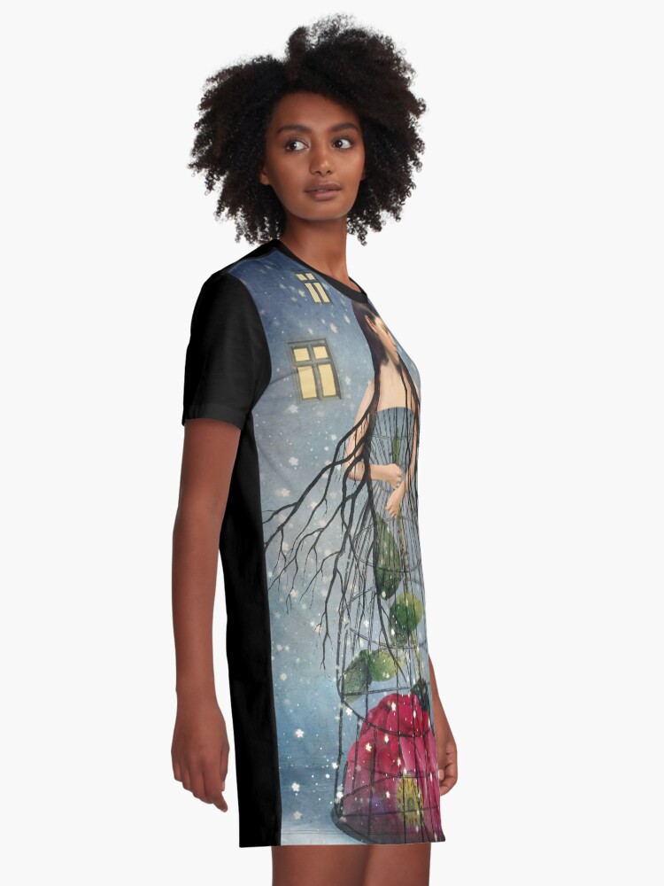 Alternate view of Five of Pentacles Graphic T-Shirt Dress