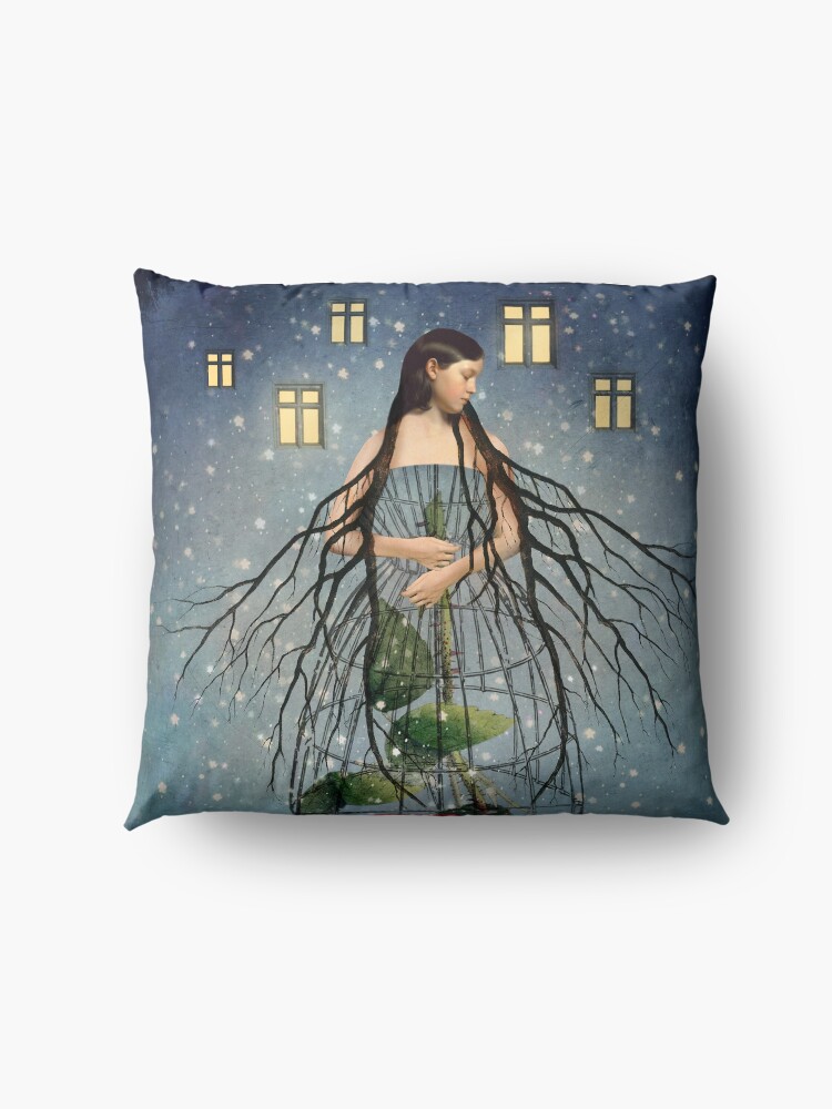 Alternate view of Five of Pentacles Floor Pillow