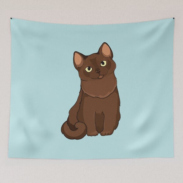 Item preview, Burmese brown cat  designed and sold by babanovaesha.