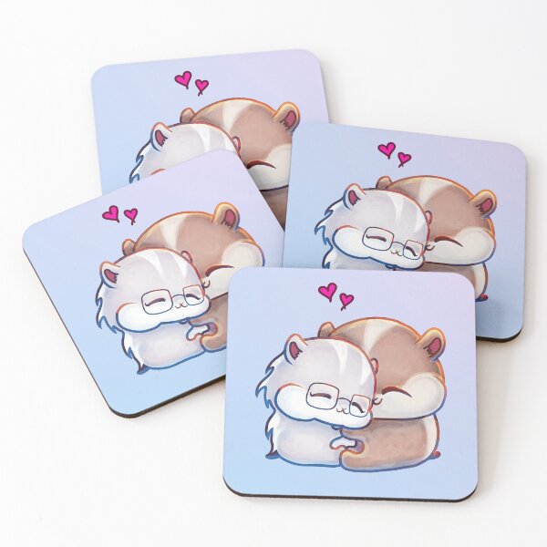 Item preview, Cute Hamsters - The Hamhams Huggy Hugs designed and sold by YA Lit Reads.