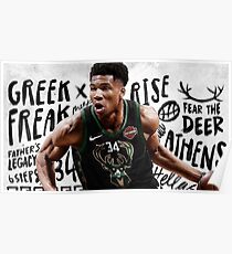 Greek Freak Giannis Antetokounmpo Poster