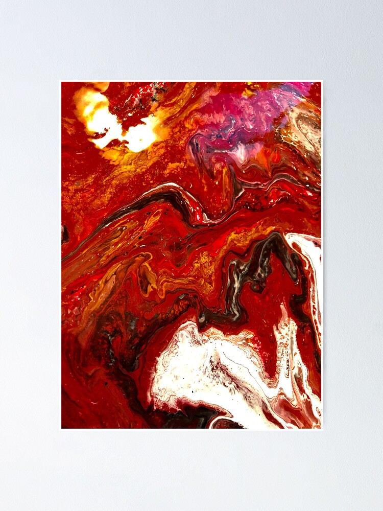 Liquid Fire Poster By Joseyr93 Redbubble