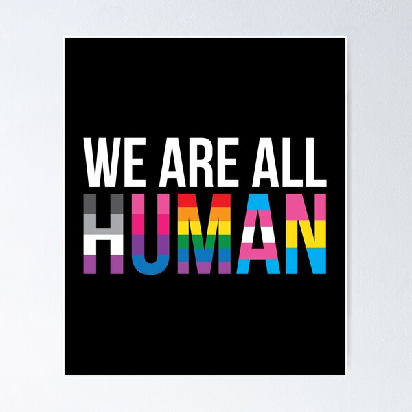 Item preview, We Are All Human - Good Human designed and sold by Teeter-Totter.