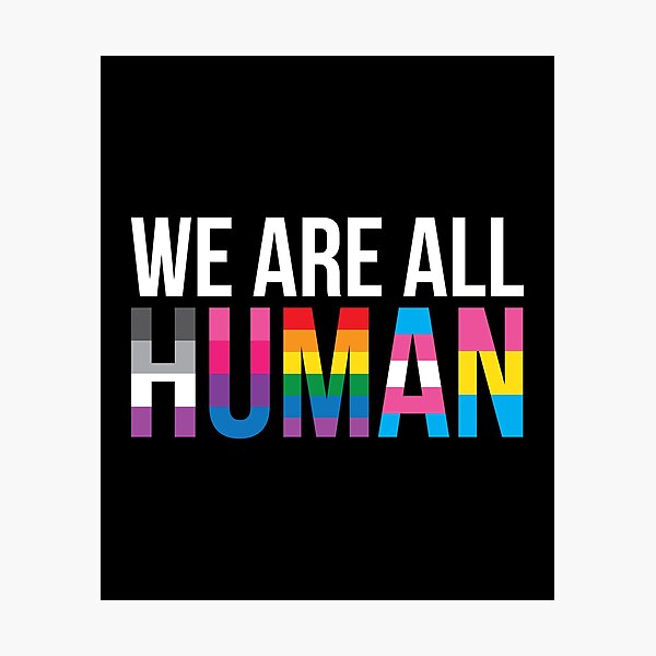 Artikelvorschau, We Are All Human - Good Human entworfen und verkauft von Teeter-Totter.