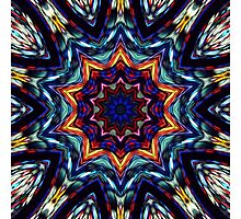 stained glass kaleidoscope view
