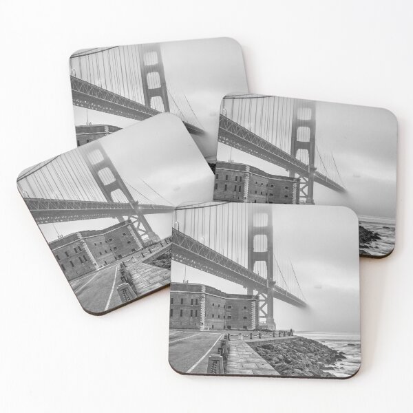 Item preview, Golden Gate and Fort Point B+W designed and sold by Gerard Fornarotto.