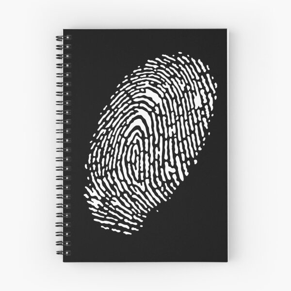 Item preview, Fingerprint - pattern - white designed and sold by He-Be.