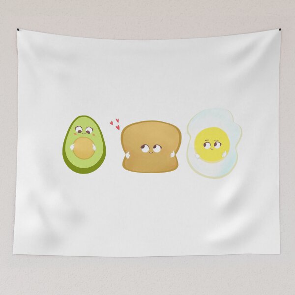 Item preview, Avocado toast funny brunch Illustration  designed and sold by Nadia  Ronquillo.