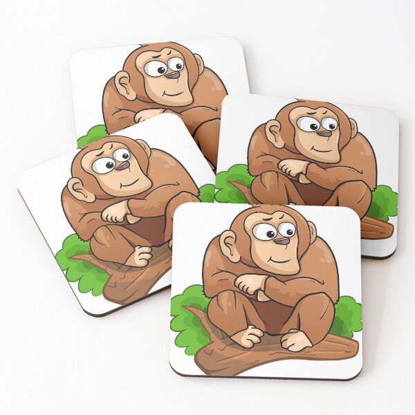 Item preview, Thoughtful chimpanzee designed and sold by Prometheus2000.