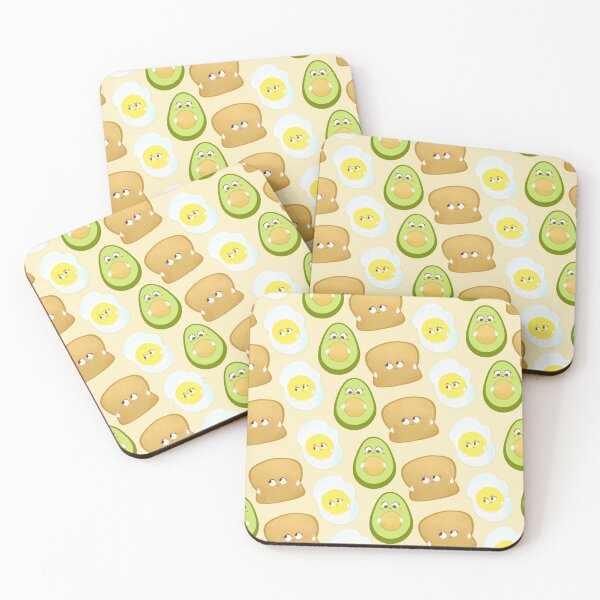 Item preview, Baby avocado toast pattern Illustration cream background designed and sold by Nadia  Ronquillo.